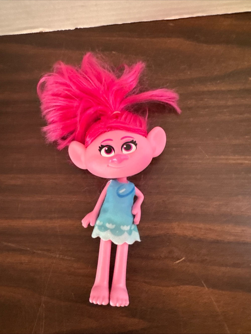 Hasbro DreamWorks 2019 Trolls PINK POPPY 7" Figure Doll Loose